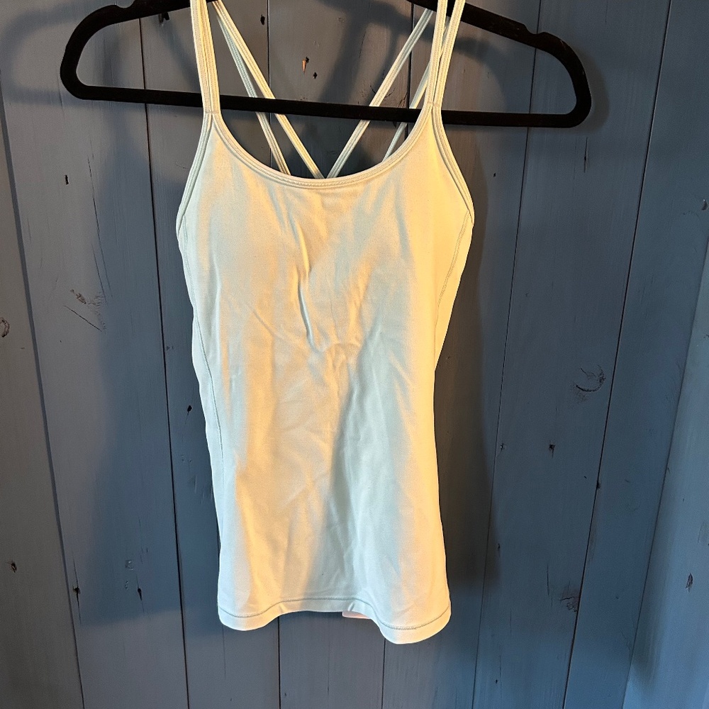 NWT Lululemon Sea Mist Green Free to Be Tank Nulu | Size 2